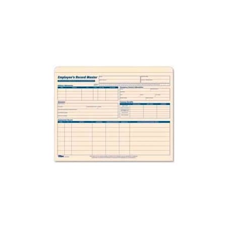 Tops Business Forms Tops  Employee Record Master File Jackets, 1" Expansion, 25-3/4" x 9-1/2", Manila, 15/Pack 32801